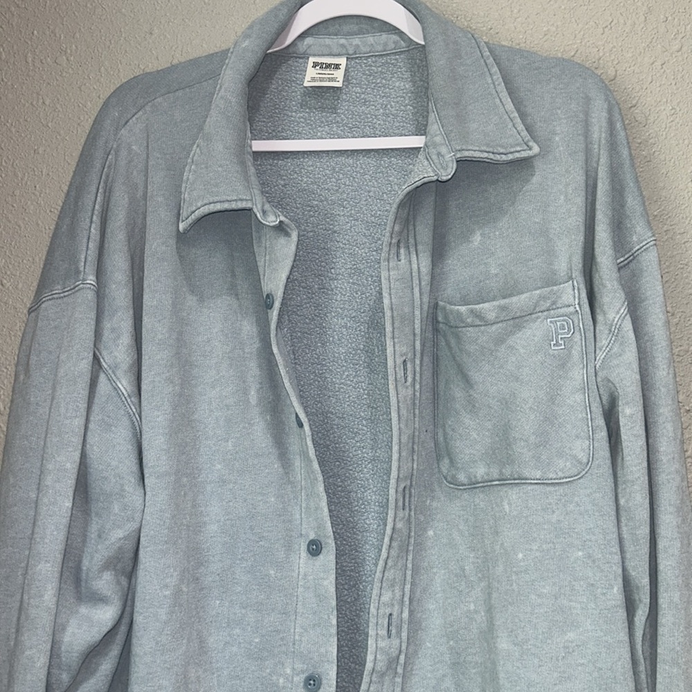 Victoria's Secret PINK Light Blue Sweater